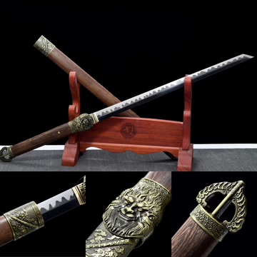The Supamaji Kumonki Handmade Ninjato Wakizashi Spring Steel